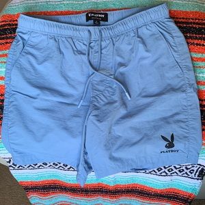 PLAYBOY Swim Shorts in Blue